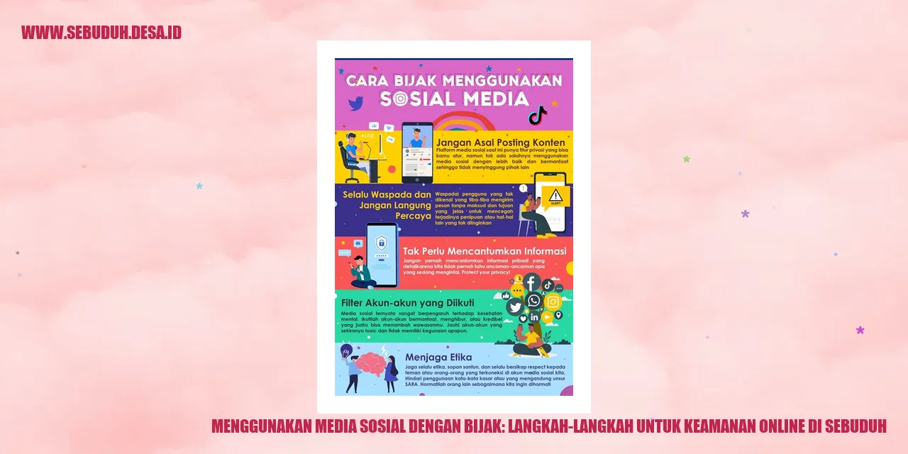 Menggunakan Media Sosial dengan Bijak: Langkah-langkah untuk Keamanan Online di Sebuduh