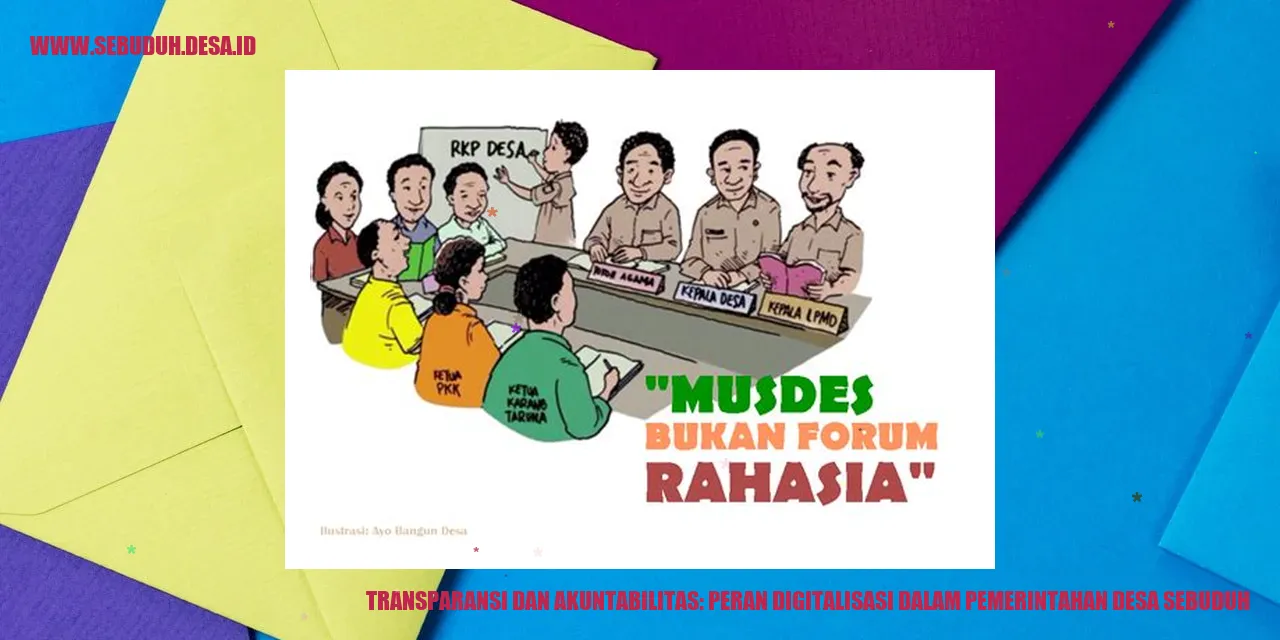 Terobosan Pemerintah Desa Sebuduh: Transparansi Digital